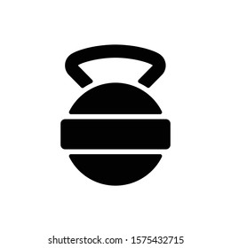Weightlifting pendulum icon in trendy flat style isolated on white background. Symbol for your web site design, logo, app, UI. Vector illustration, EPS
