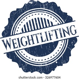 Weightlifting rubber grunge seal