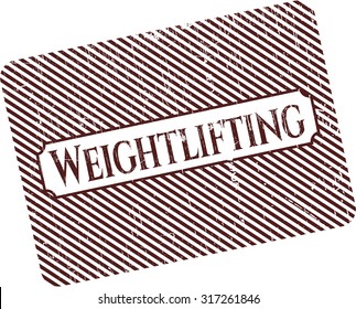 Weightlifting rubber seal