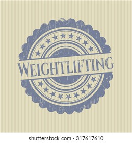 Weightlifting rubber seal