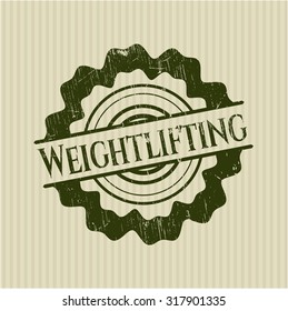 Weightlifting rubber seal