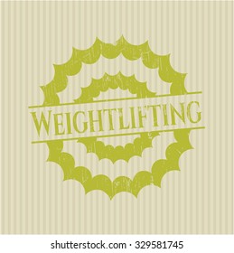 Weightlifting rubber seal
