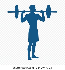 Weightlifting  Silhouette Bundle Set, Weightlifter Silhouette, Weight Lifting Person Silhouette, Body Builder Man Silhouette . 
