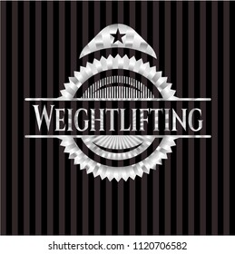 Weightlifting silver badge