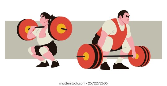 Weightlifting is a sport that relies on strength, especially arm muscle strength. The weight of the weights varies depending on the weight class that suits the weightlifter