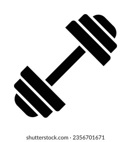 Weightlifting Vector Glyph Icon For Personal And Commercial Use.
