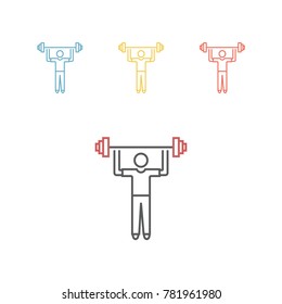 Weightlifting Vector Icon