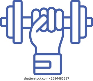 Weightlifting vector icon. Can be used for printing, mobile and web applications.