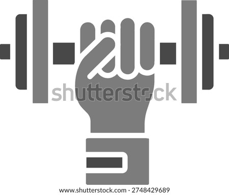 Weightlifting vector icon. Can be used for printing, mobile and web applications.