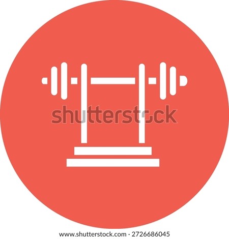 Weightlifting Vector Icon Design Illustration