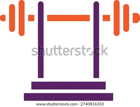 Weightlifting Vector Icon Design Illustration