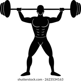 weightlifting vector icon.This is an editable vector file.
