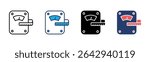 Weights icon sheet multiple style collection