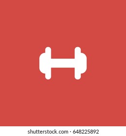 weights icon. sign design. red background