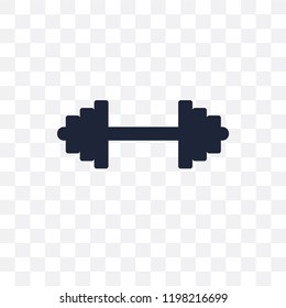 Weights transparent icon. Weights symbol design from Gym and fitness collection. Simple element vector illustration on transparent background.