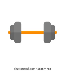 Weights, weightlifting, body building, lifting, sports icon vector image. Can also be used for fitness, recreation. Suitable for web apps, mobile apps and print media.