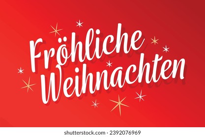 Fröhliche weihnachten, Merry Christmas in german