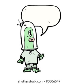 weird alien cartoon
