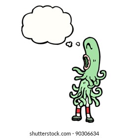 weird alien cartoon