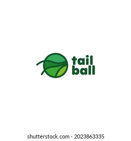 Weird Ball With Loose Tail Logo Template