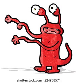 weird cartoon monster