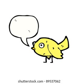 weird funny bird cartoon character