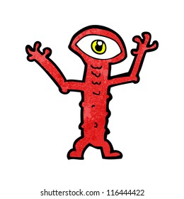 weird monster cartoon