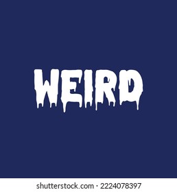 weird text on blue background.
