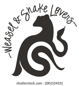 La silueta de Weisel y Snake lover puede ser la tienda de logotipos y la comunidad