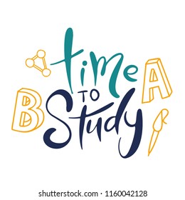 Welcom to school hand writing quote. Typography for banners or posters. Hand drawn lettering vector.