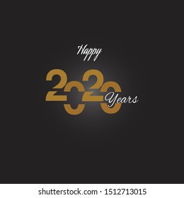 Welcome 2020. New Year. Path to New Year. Businessman and Businesswoman with briefcase in hand walking on red carpet to the 2020 New Year. Creative Idea. Vector Illustration.