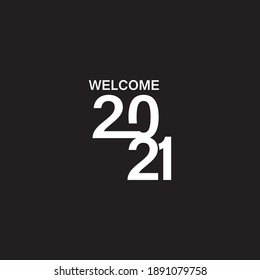 welcome 2021, goodbye 2020 Celebration Design, Vector illustration template