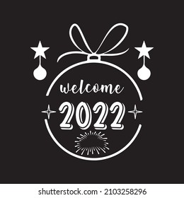 welcome 2022 svg desig vector file svg