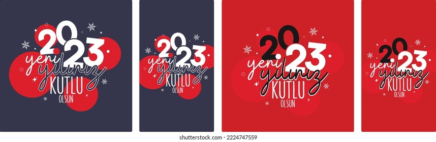 Welcome 2023 Happy New Year Social Media Post ( Hoşgeldin 2023 Yeni Yılınız Kutlu Olsun ) 