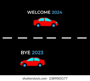 welcome 2024 and bye bye 2023, happy new year 2024