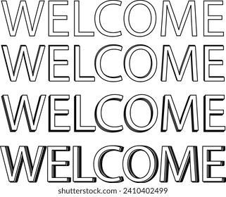 The Welcome 3 D Art