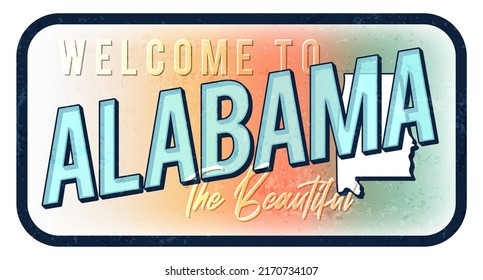 843 Welcome alabama Images, Stock Photos & Vectors | Shutterstock