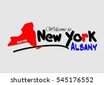 Welcome to Albany New York, Vector Design
