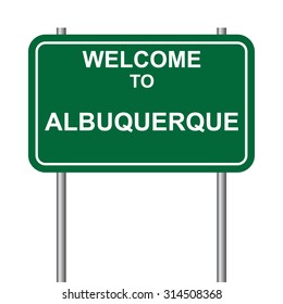 Welcome to Albuquerque vector