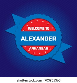 Welcome to Alexander badge