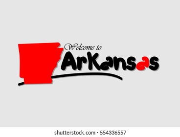 Welcome to Arkansas, Vector Design