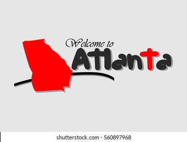 Welcome to Atlanta, Vector Design