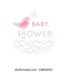 welcome baby card design. vector illustration