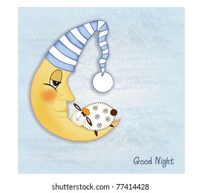 welcome baby greetings card