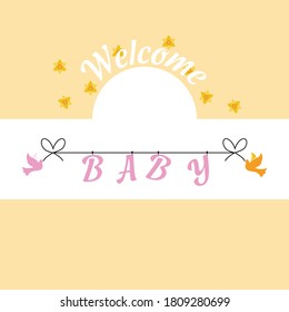 welcome baby picture, baby shower