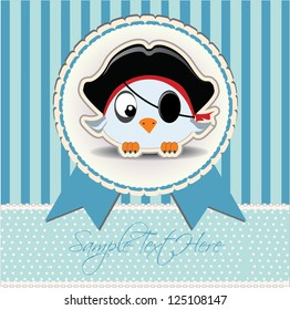 welcome baby pirate bird