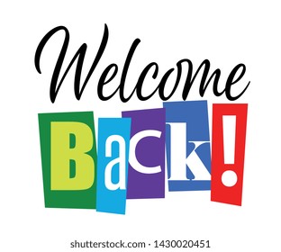 27,949 Welcome back banner Images, Stock Photos & Vectors | Shutterstock