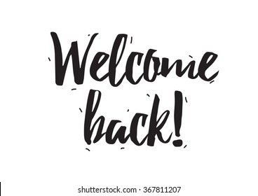 12,376 Welcome back card Images, Stock Photos & Vectors | Shutterstock
