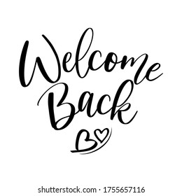 12,376 Welcome back card Images, Stock Photos & Vectors | Shutterstock