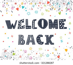 4,225 Welcome back greeting card Images, Stock Photos & Vectors ...